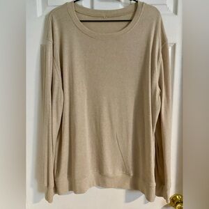Beige Long Sleeve Sweater